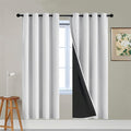Yakamok 100% Blackout Curtains 72 Inches Long, 2 Thick Layers Heat and Full by Yakamok