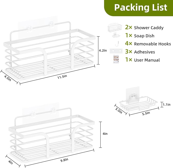 Yougai Shower Caddy, Shower Organizer - Image 2