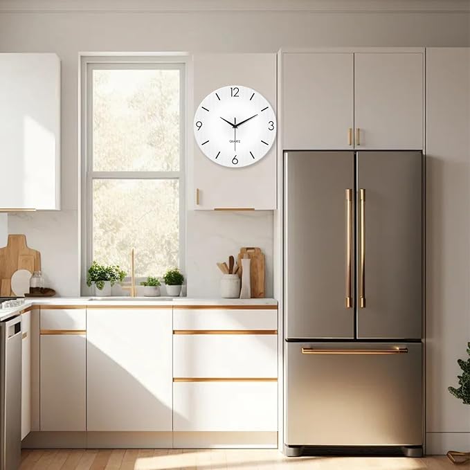 XFM Modern Simple Wall Clock 16 Inch Silent Wall Clocks Battery Operated Big - Image 3