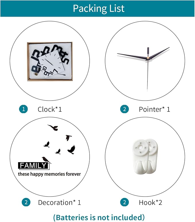 Decorative Wall Clock for Living Room Decor Large Modern Wall Clocks - Image 7
