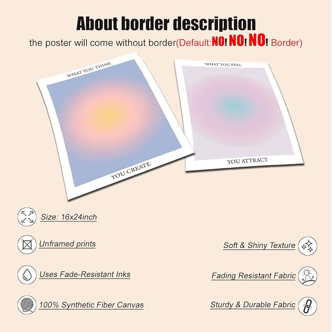 NCYEL 3 Colorful Abstract Posters Room Aesthetic Reiki Gradient Spiritual - Image 4