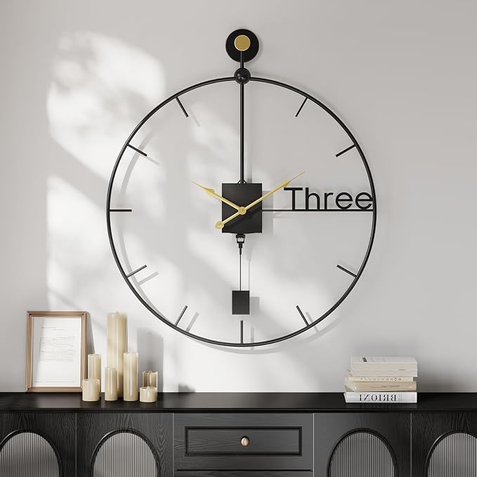 Cuspin 24 inch Large Wall Clock by Cuspin