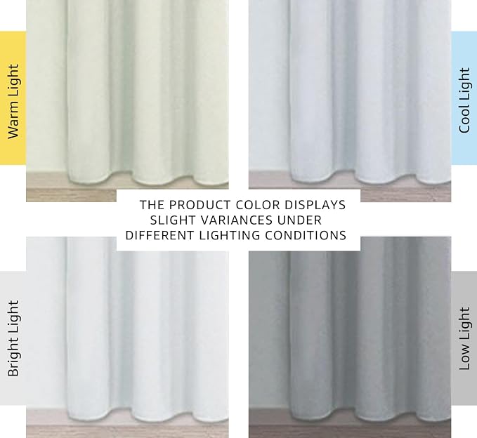 NICETOWN Easy Care Solid Thermal Insulated Grommet Room Darkening - Image 3