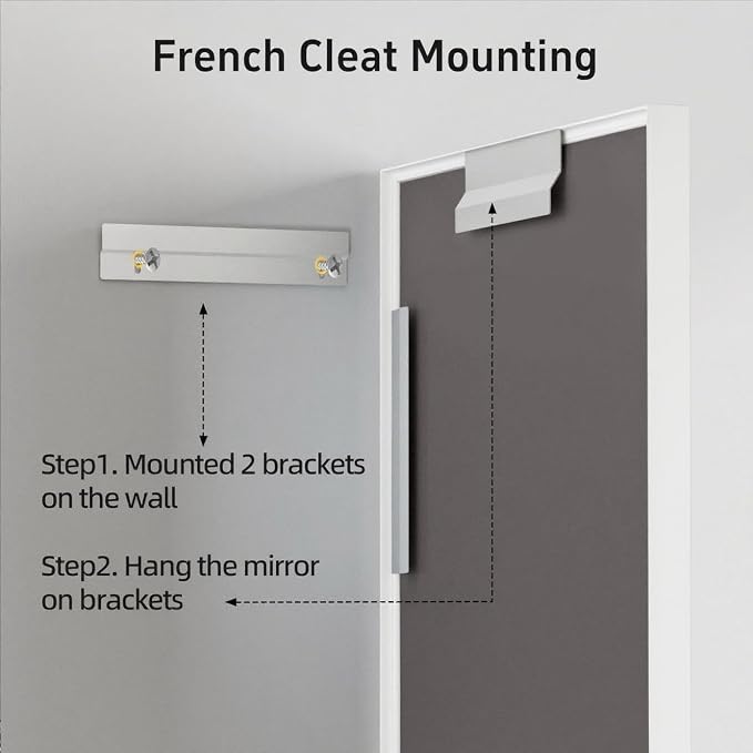 36x30 Inch White Bathroom Mirrors - Image 7