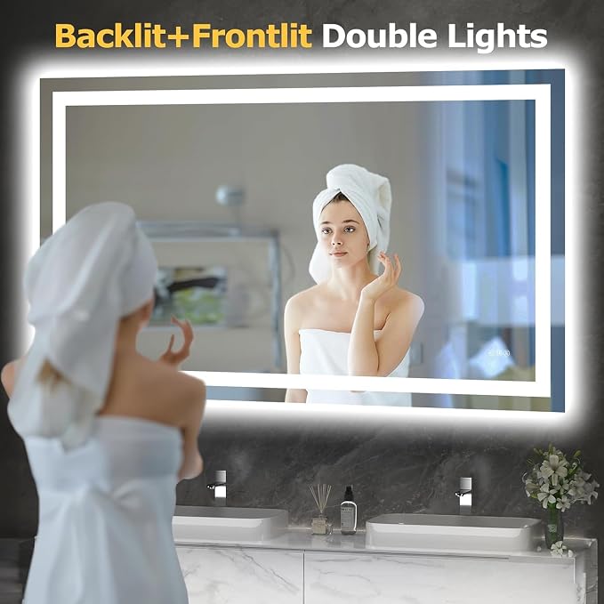 Hivone 55X30 LED Bathroom Mirror - Image 2
