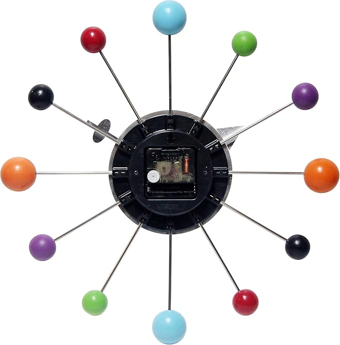 Infinity Instruments Orb Spoke Midcentury Modern 15 inch Retro Starburst Ball - Image 2