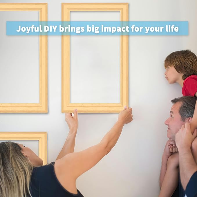Art3d Pre-Cut Wall Molding Set of 6 pcs, Ready-to-Assemble Wainscoting Panels - Image 8