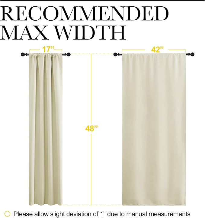 NICETOWN Blackout Curtains for Bedroom, Home Decorations Thermal Insulated - Image 7
