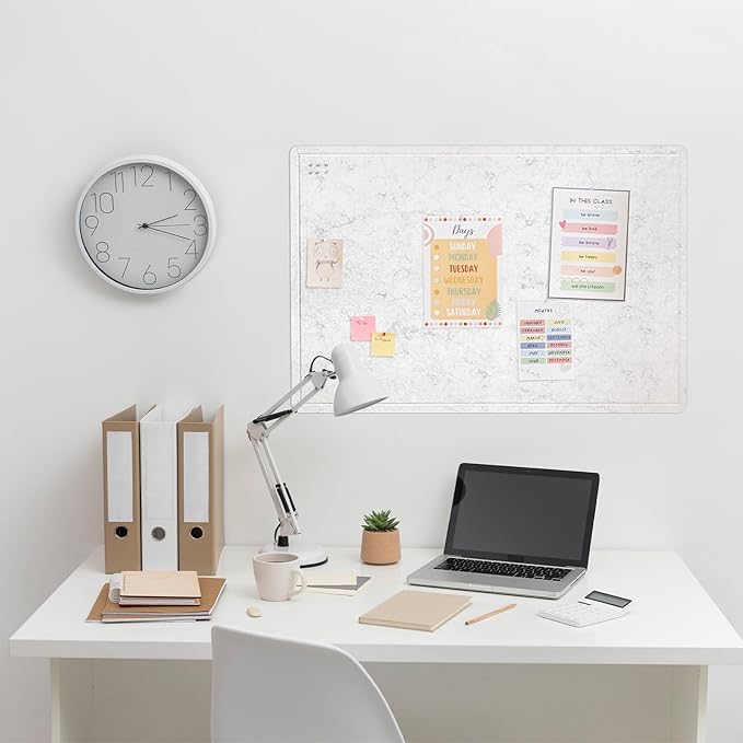 Lightomorrow Bulletin Board, 36 x 24 inches Felt Board - Image 7