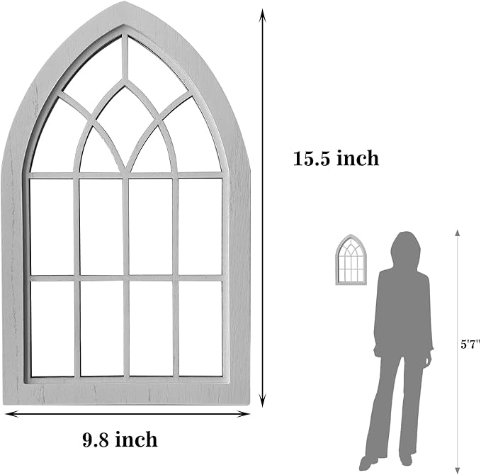 ZEXUIRU 2 Set. Rustic Wall Mirrors - Image 3
