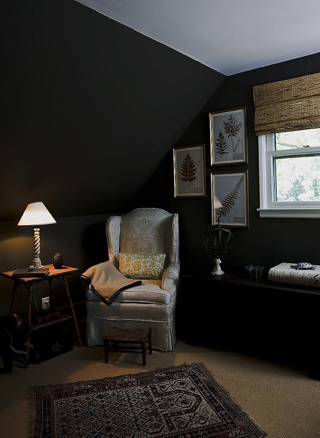 197"x17.7" Black Wallpaper Peel and Stick Decorative Self-Adhesive Black - Image 3