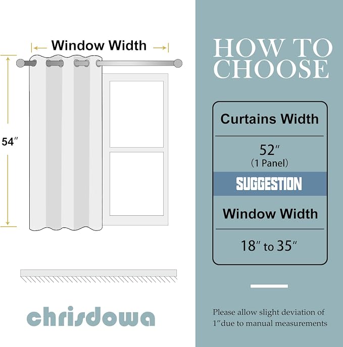 ChrisDowa Grommet Blackout Curtains - Image 5