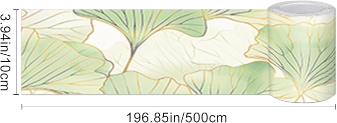 HOMETITUTE Wallpaper Border Peel and Stick Decorative Wall Trim Self Adhesive - Image 3