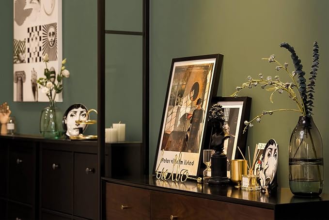 Dimoon 590''x17.7'' Green Peel and Stick Wallpaper Contact Paper Modern Self - Image 8