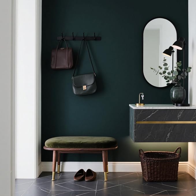 Yancorp 24"x120" Matte Emrald Green Peel and Stick Wallpaper Removable Contact - Image 4
