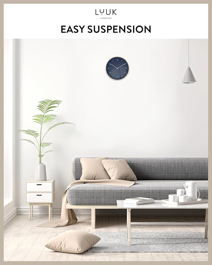 LUUK LIFESTYLE Modern Quartz wall Clock - Image 6