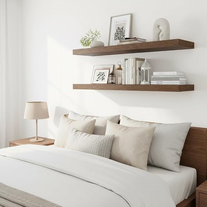 Vivelove Farmhouse Floating Shelves - Image 2