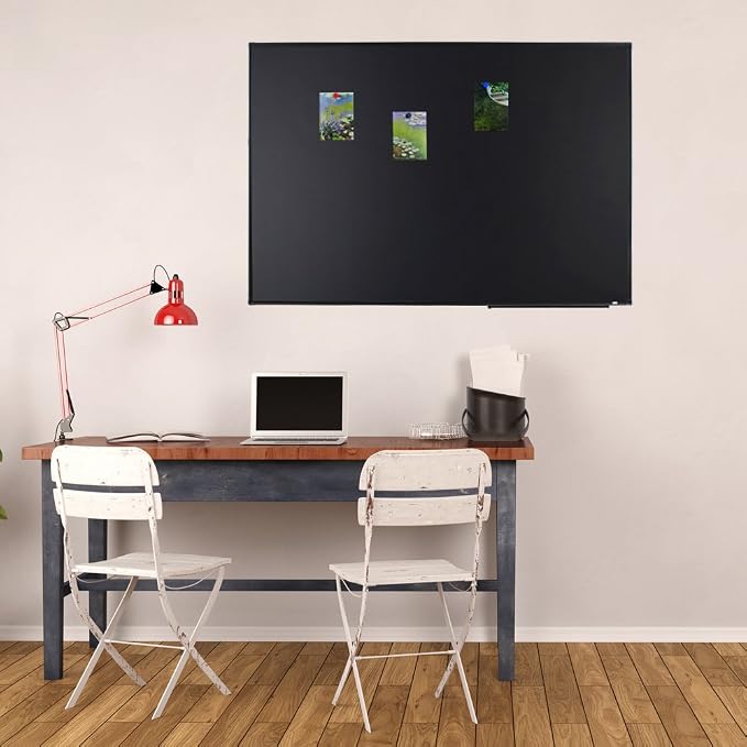Lockways Magnetic Chalkboard 36 x 24 Inches, Aluminum Frame Large Blackboard - Image 7
