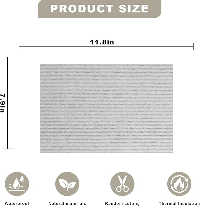 3D Wall Panels - Sample 7.9"x11.8" Faux Stone Peel and Stick Wall Covering - - Image 2