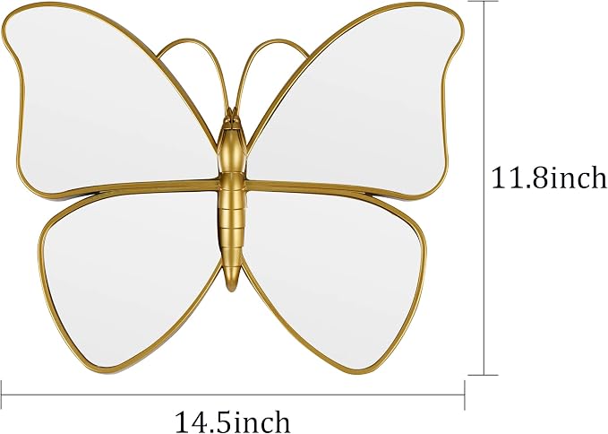 Decorative Butterfly Wall Mirror - Image 2