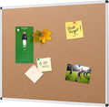 VIZ-PRO Cork Notice Board, 24 X 18 Inches by VIZ-PRO