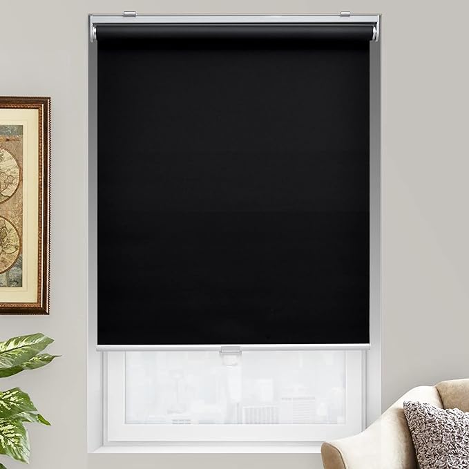 AOSKY Cordless Roller Shades Blackout Blinds - Image 2