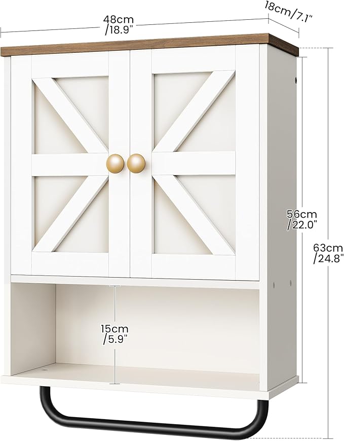 CHOEZON Bathroom Wall Cabinet, Medicine Cabinet - Image 3