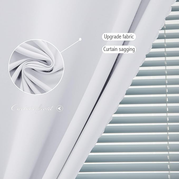 Portable Light Blocking Curtains Self-Stick Design, Removable Adhesive Window - Image 5