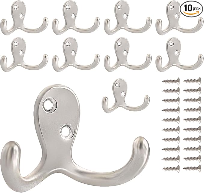 CBWLWJ 10 Pack Coat Hooks Wall Hooks by CBWLWJ