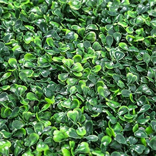 Sunnyglade 12 Pieces 10“x10“ Artificial Boxwood Panels Topiary Hedge Plant - Image 3