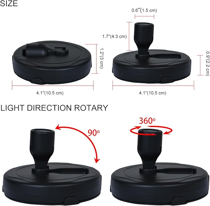 HAMVIDNE LED Spotlight, Battery Powered Picture Lights, Uplighting Indoor - Image 7