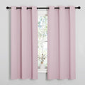 NICETOWN Baby Pink Blackout Curtains 68 inches Length by NICETOWN