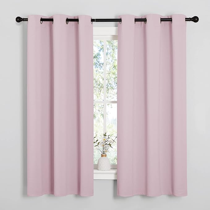 NICETOWN Nursery Essential Thermal Insulated Solid Grommet Top Blackout - Image 2