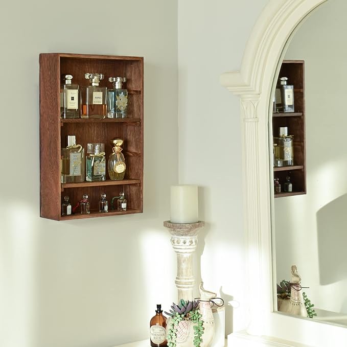 Ikee Design Wooden Wall-Mounted Display Shelves Rack - Image 8