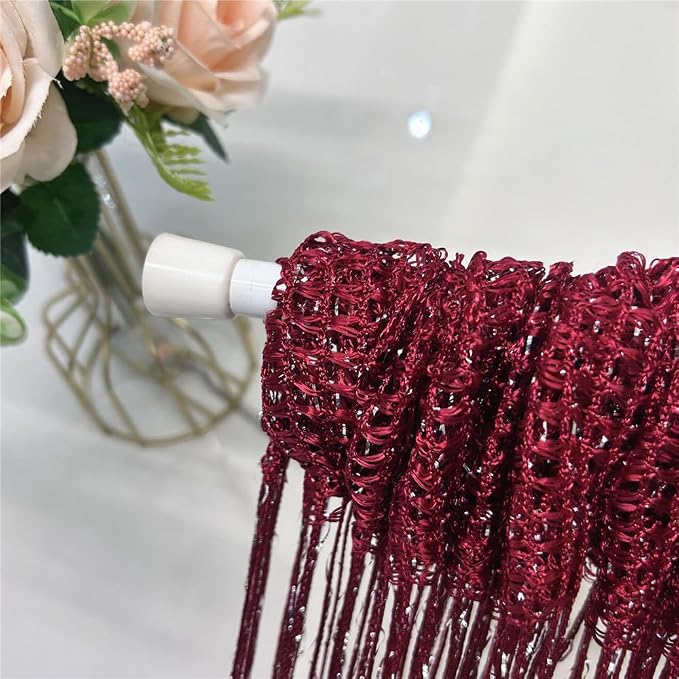 ave split Decorative Door String Curtain Wall Panel Fringe Window Room Divider - Image 2