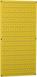 Wall Control Pegboard 32in x 16in Yellow Metal Pegboard Tool Board Panel by Wall+Control