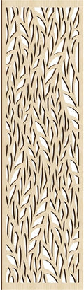 Ortonville Decorative Pierced Fretwork Wood Wall Panels, 31 3/8"W x 79 3/8"H x by EkenaMillwork