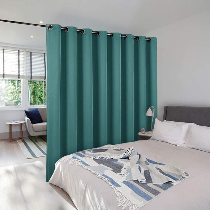NICETOWN Room Dividers Curtain Screens Partitions, Premium Heavyweight Laundry by NICETOWN