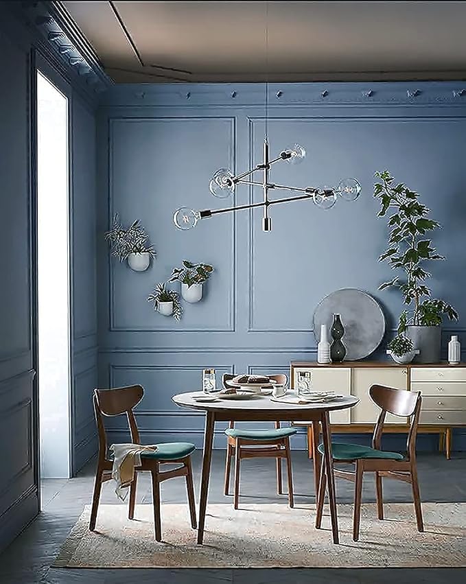 Dimoon 78.7''x17.7'' Blue Peel and Stick Wallpaper Contact Paper Modern Self - Image 8