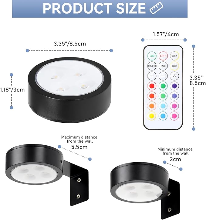 2-Pack Wireless Battery Operated Painting Light - Image 5