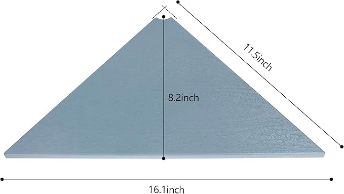 evron Corner Mounting Shelf Set of 2 – Easy to Install Floating Wall Shelves - Image 3