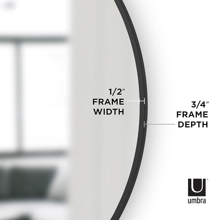 Umbra Hub Round Wall Mirror - Image 7