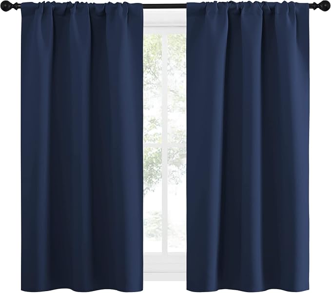 NICETOWN Kitchen Curtains, Short Blackout Curtains & Drapes, Thermal Insulated - Image 2