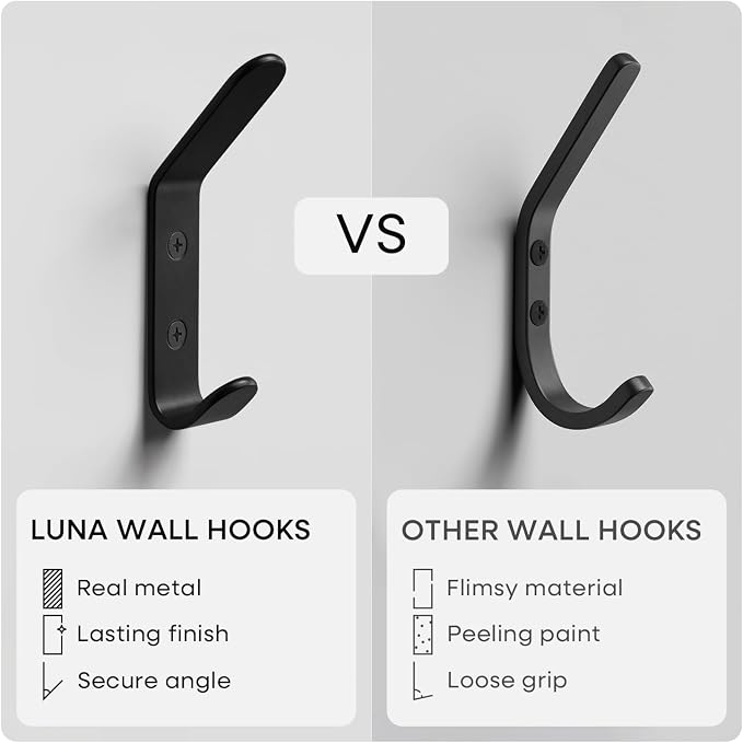 Homeforia Wall Coat Hook Rack - Image 6