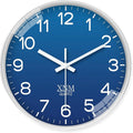 XNM 10 Inch Modern Navy Blue Clock by XNMwallclock