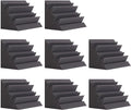 8 Pack - Bass Traps Acoustic Foam Corner, High Density and Fire-Proof Acoustic by SODOCT
