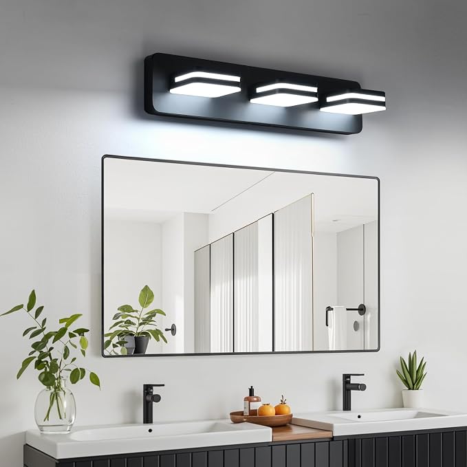 360° Rotate LED Dimmable Bathroom Vanity Light Fixtures, 1300LM Acrylic Matte - Image 7