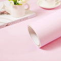 practicalWs Pink Self-Adhesive Wallpaper Film Stick Paper Easy to Apply 15.7'' by practicalWs