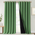 NICETOWN Full Shading Curtains for Windows, Forest Green, 70 inches W x 95 by NICETOWN
