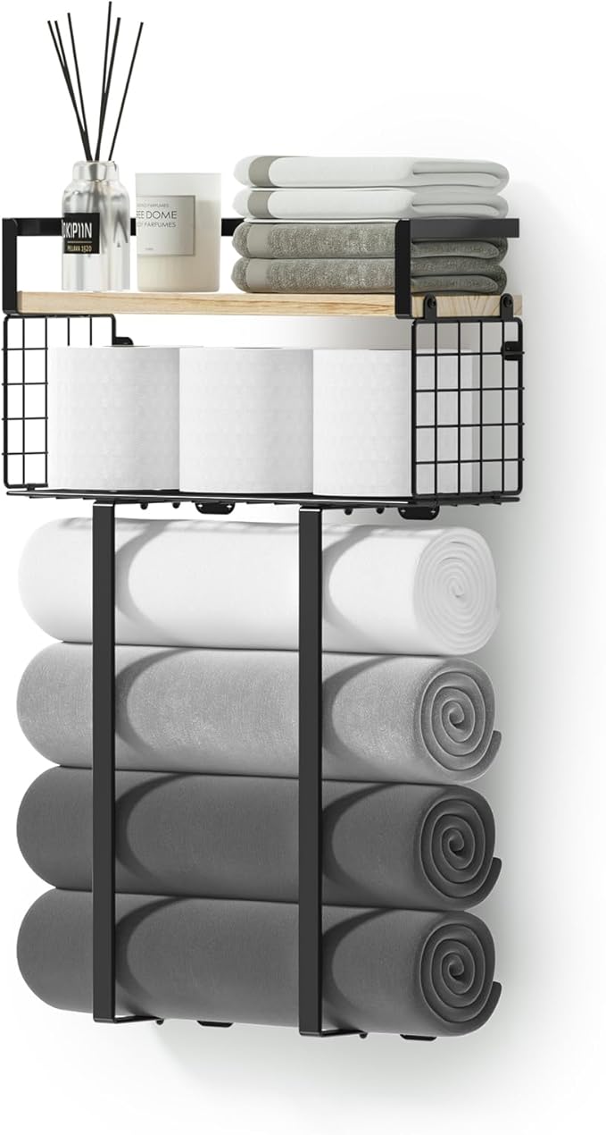 Xstydes Towel Racks for Bathroom, Metal Towel Holder by XstydesDreamworks
